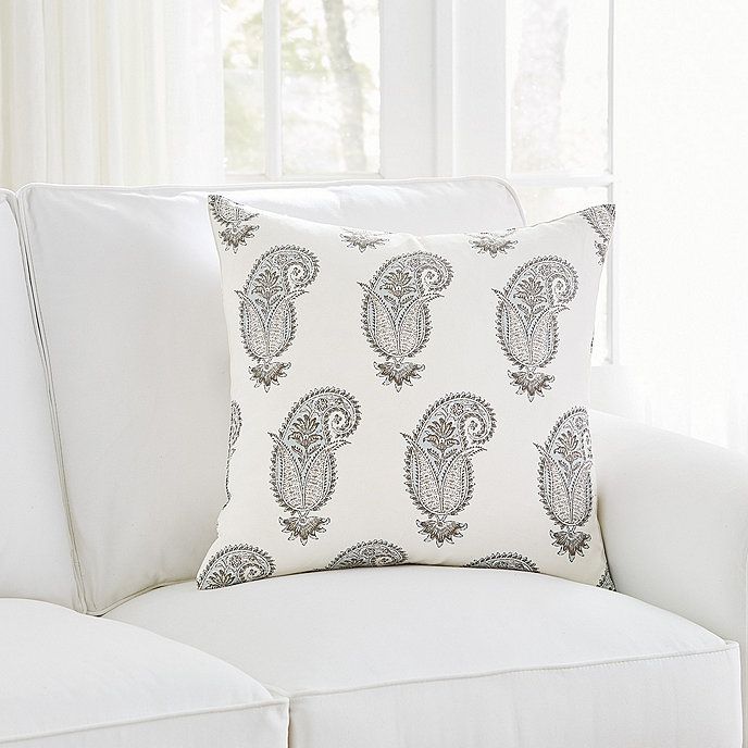 Naya Block Print Pillow Cover | Ballard Designs, Inc.