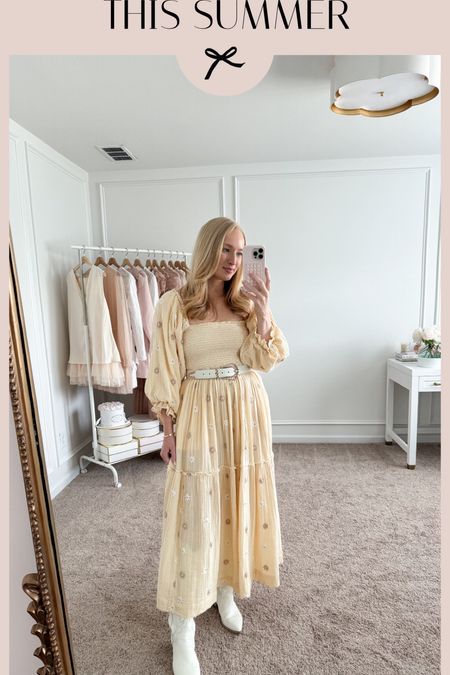 Obsessed with this Free People dress! The quality and fit are so good! Wearing size small. Summer dresses // spring dresses // vacation dresses // resort wear // event dresses // Free People dresses // daytime dresses // shower dresses // Mother’s Day dresses // LTKfashion 

#LTKSeasonal #LTKstyletip #LTKtravel