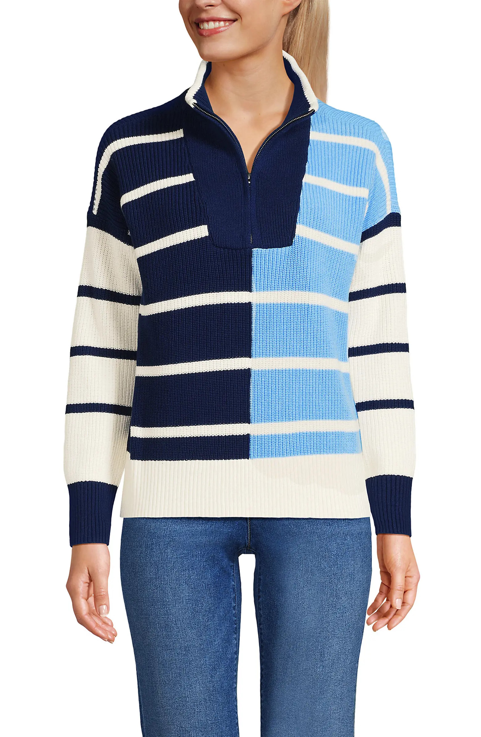 Drifter Cotton Quarter Zip Pullover Sweater | Nordstrom