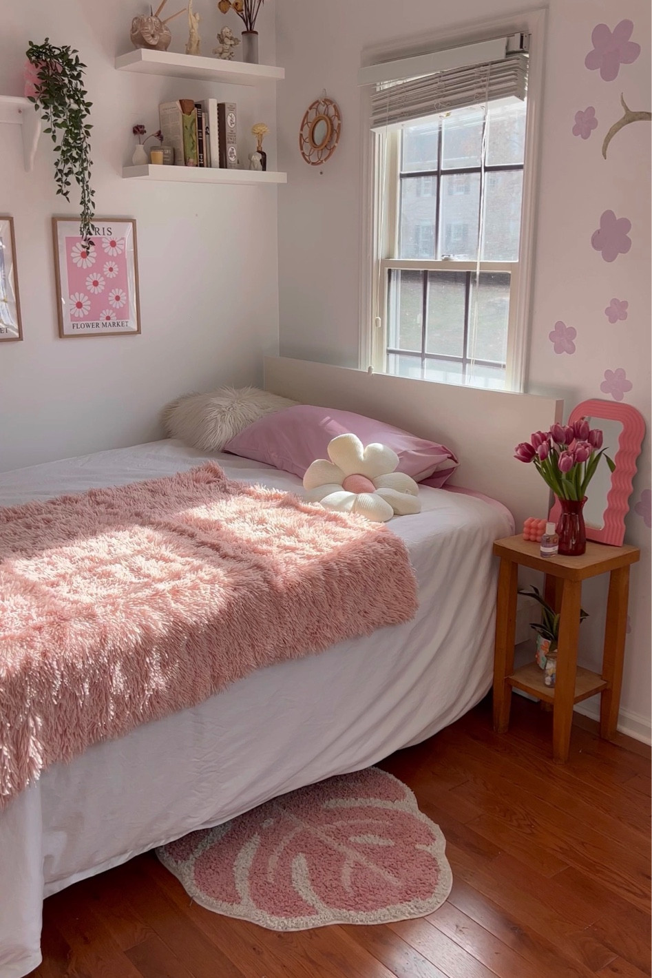 pink bedroom decor pink home decor Danish pastel decor pink throw blanket fluffy throw blanket pink pillow case sating pillow case dating bedding pink bedding white duvet cover floral wall print flower poster pink poster pink wall decor flower wall decor Matisse poster pink mirror pink wavy mirror vanity mirror side table mirror flower pillow flower throw pillow fluffy white throw pillow