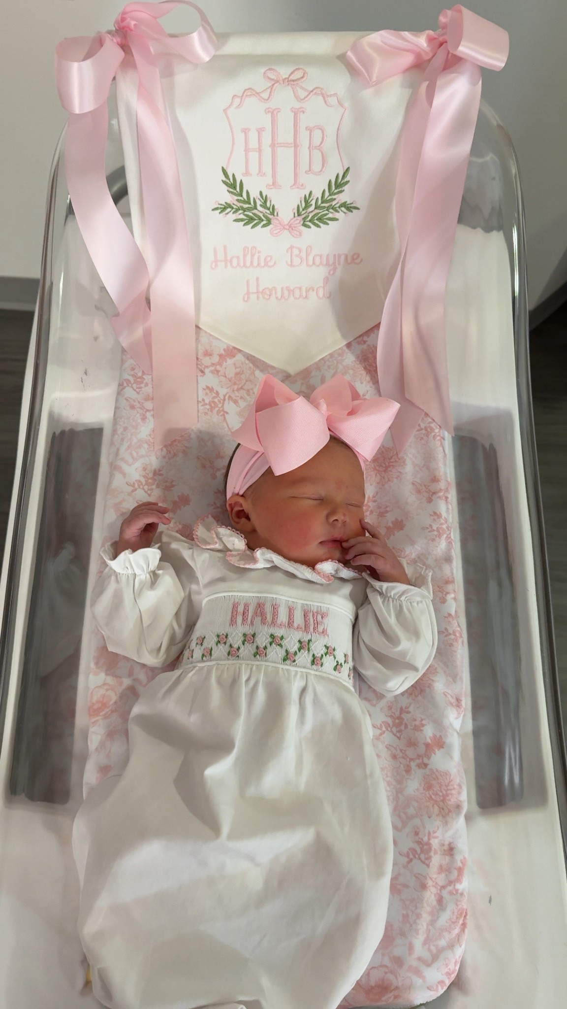 The sweetest birth announcement banner from Etsy and the popular Amazon pack of bows. Outfit is Little Bear Smocks 

#LTKKids #LTKBaby #LTKBump