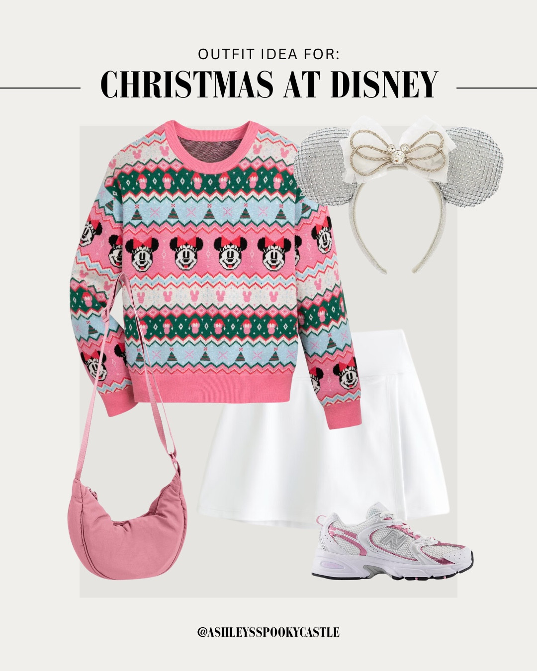 Minnie pink sweater outfit idea to wear to Walt Disney World this holiday season

#LTKStyleTip #LTKSeasonal #LTKActive