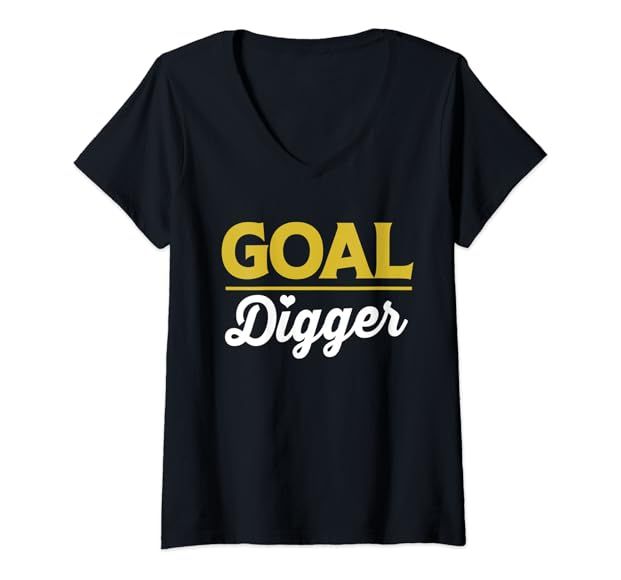 Womens CEO Boss Business Owner Investor Goal Digger Womens V-Neck T-Shirt | Amazon (US)