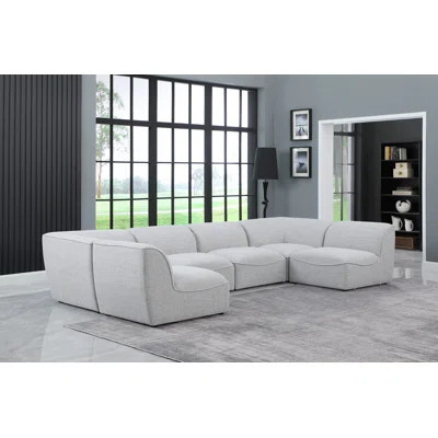 Arens 142" Wide Symmetrical Modular Corner Sectional | Wayfair North America