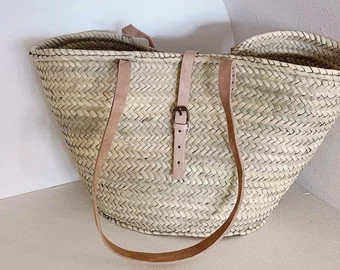 FRANCE MARKET BASKET Straw Basket Bag France Basket Market - Etsy | Etsy (US)