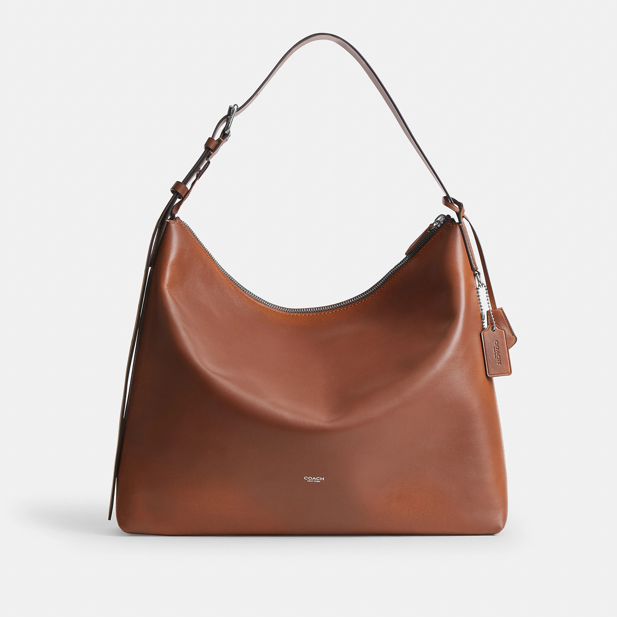 Coach Mott Messenger Bag In Loved Leather - Saddle/burnt Sienna | Coach (US)