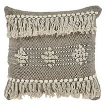 LR Home Zanthia Tribal Indoor Throw Pillow Black Natural 20" X 20" Pillow | Walmart (US)