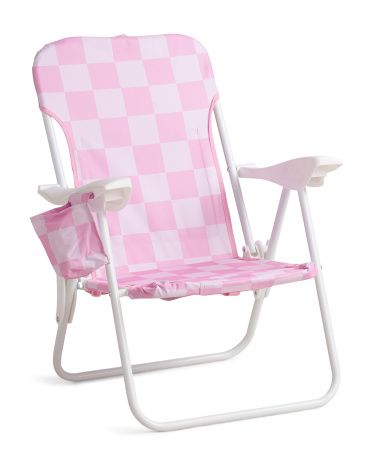 Kids Checkerboard Adjustable Beach Chair | Gifts For Kids | Marshalls | Marshalls