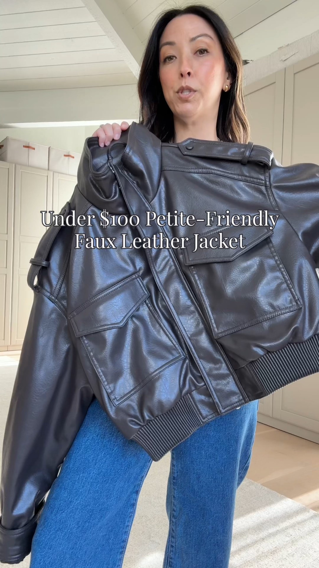 Spring Jackets: Zara Faux leather cropped jacket. Under $100. Fits tts. Faux leather is soft and moveable. 

Zara jacket xs
J.Crew cropped tee small
Aritzia Remy jeans 26 - Cut hems and sized up
Madewell Dimes booties 5.5
Banana Republic bag - old
Celine sunglasses
Quince earrings
Dorsey James Necklace 15"


#LTKOver40 #LTKPetite #LTKgrwm