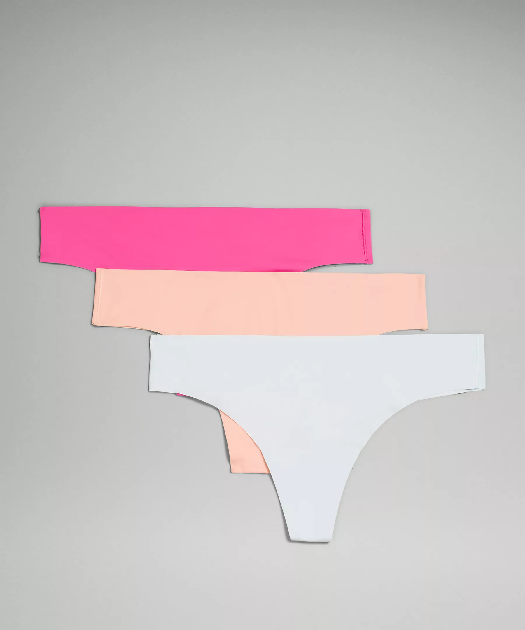 InvisiWear Mid-Rise Thong Underwear 3 Pack | Lululemon (US)