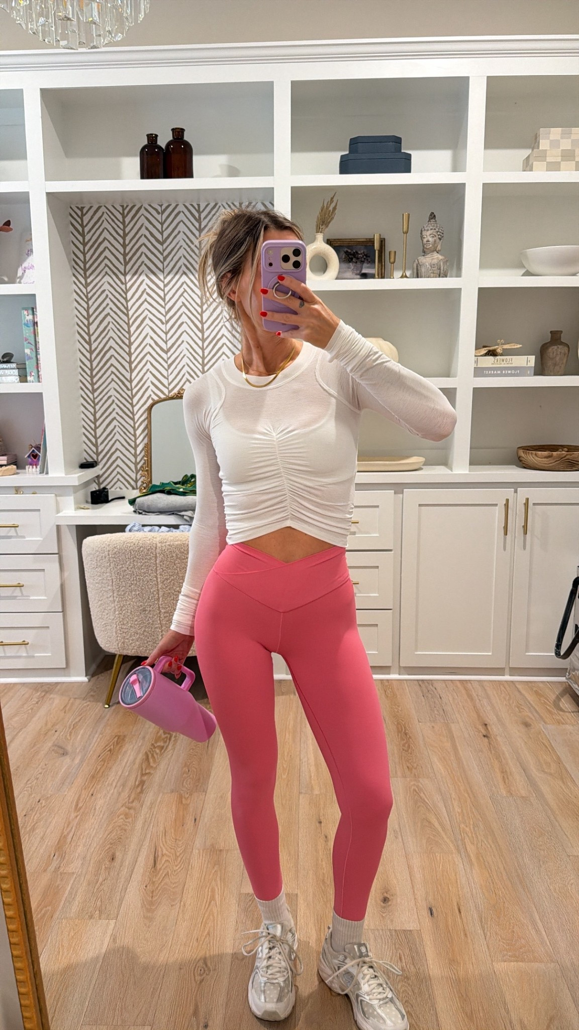 Workout OOTD 🌸 XS top, S bra, S pants!

#LTKootd #LTKActive