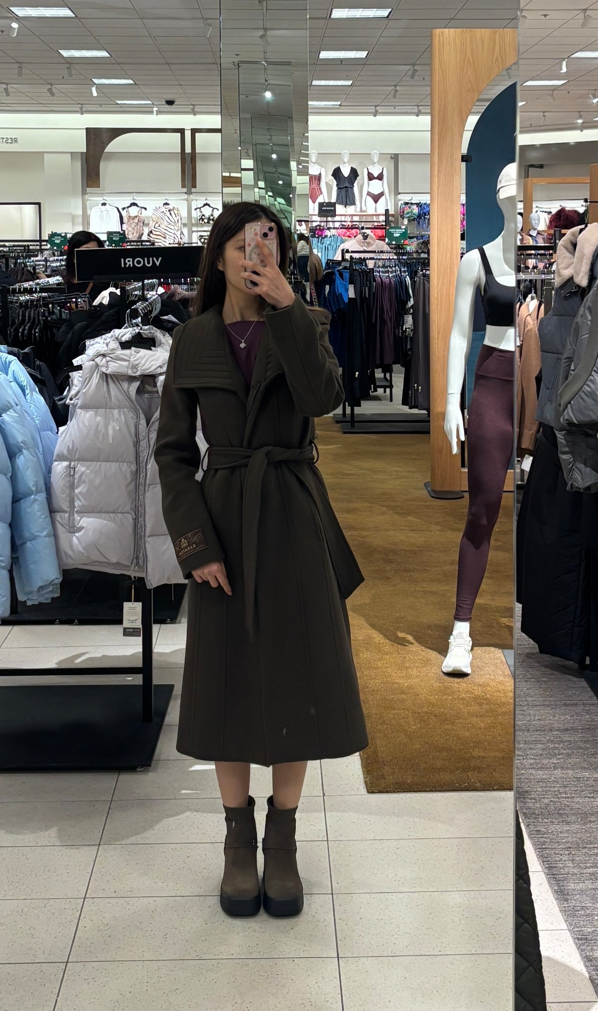 I ALWAYS get compliments whenever I wear this winter coat! This is size XS in rich mocha brown colour. Super warm and you can throw it on over anything! I also love these boots — gives a lot of height and is still comfortable  

#LTKSeasonal #LTKWorkwear #LTKPetite
