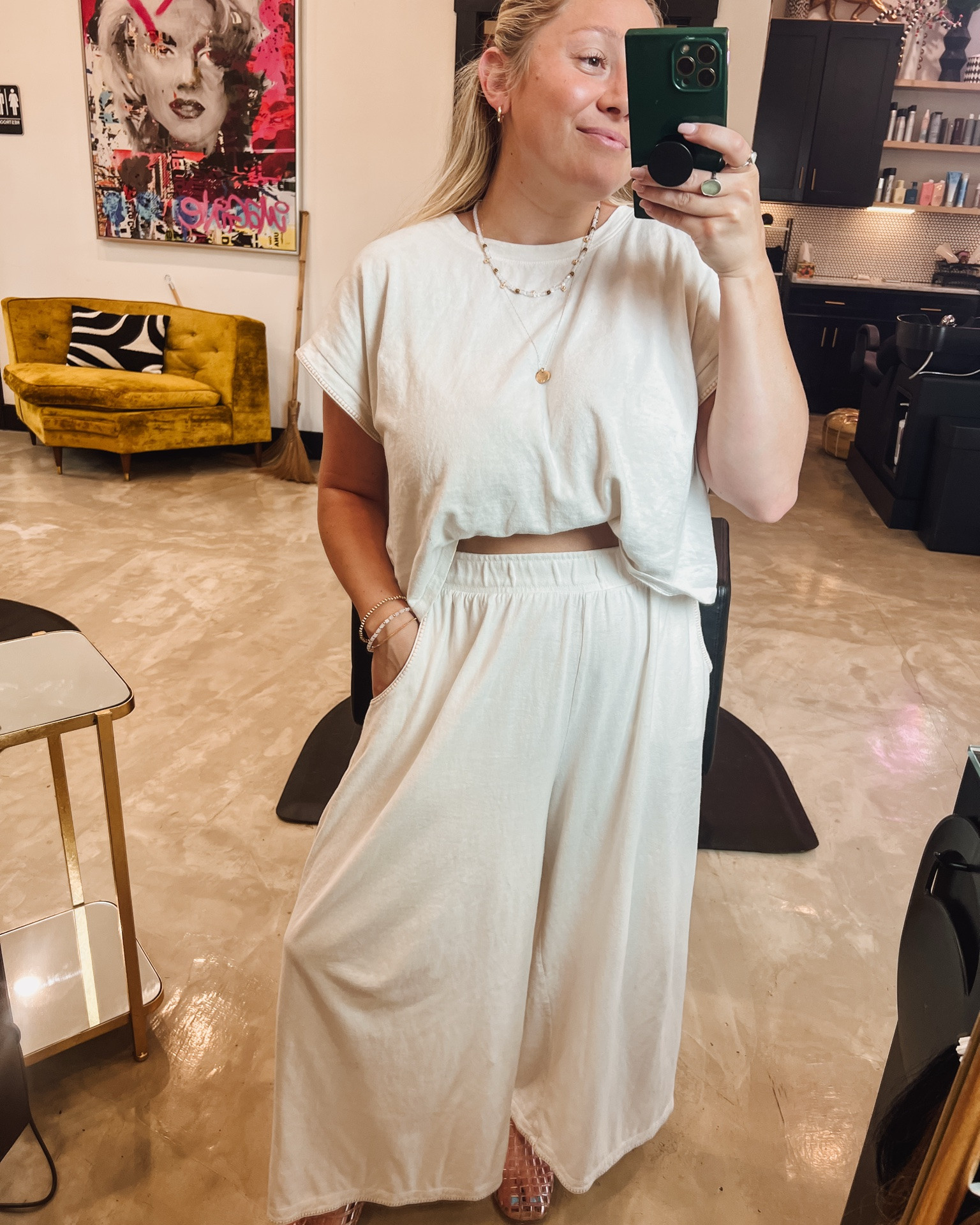 This target set is 👌🏼 it’s so comfy but also flattering
I think they have it in black and green and idk why I haven’t gotten it yet. 
The pink jellies are perfect with the pink accent on the trim🌸

#LTKgrwm #LTKmomlife #LTKootd