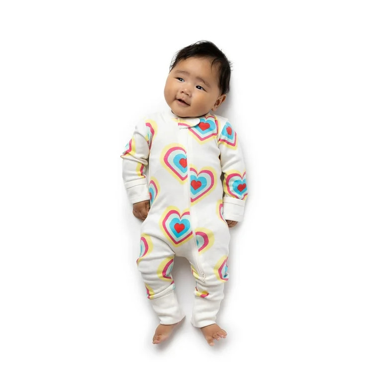Paris Hilton x Monica + Andy Organic Cotton Baby One Piece Coverall, Sizes Preemie-24 Months - Wa... | Walmart (US)