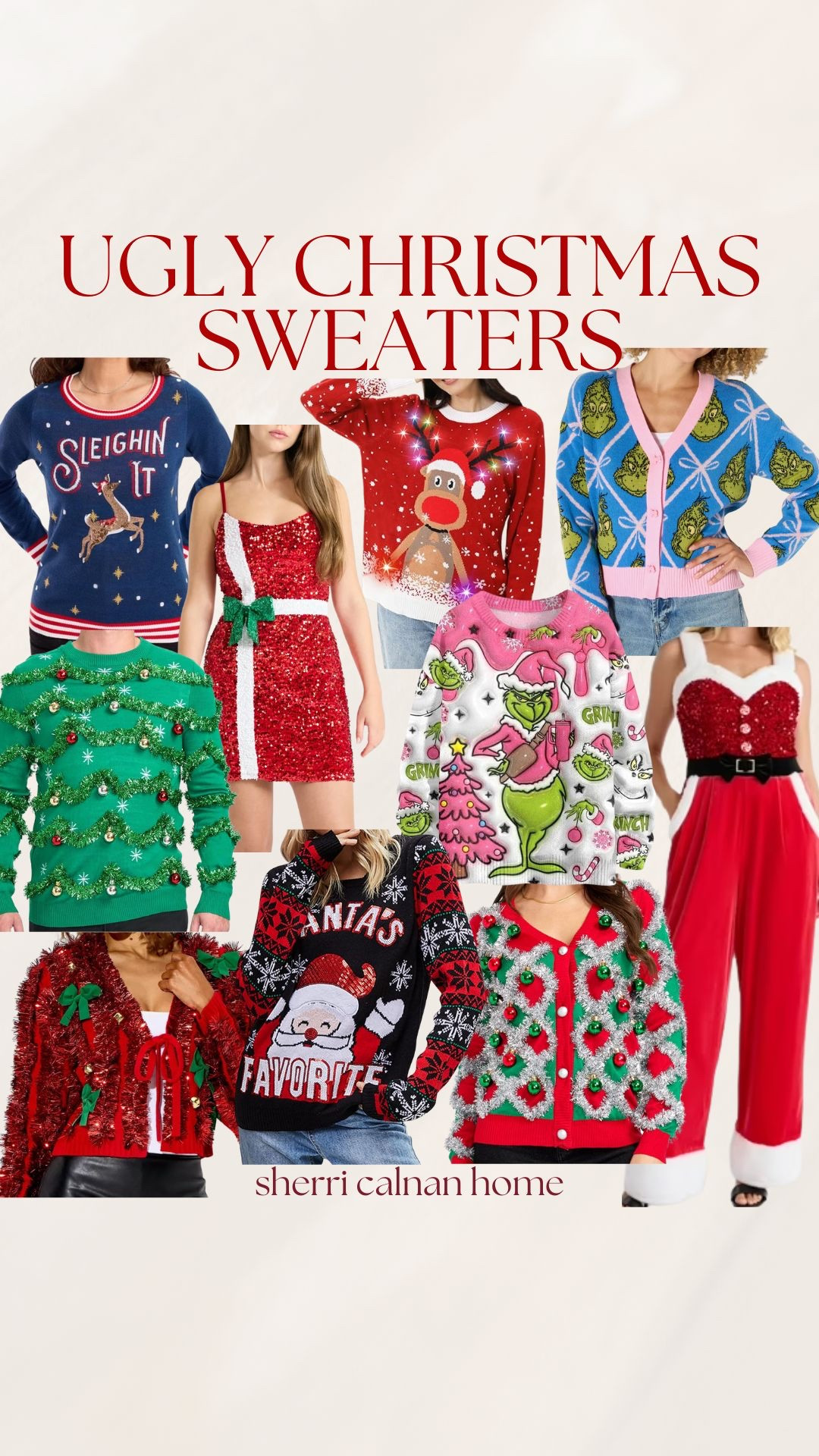Because holiday fun deserves a little sparkle and a lot of cheer: these festive sweaters are perfect for every party. Ugly Christmas sweaters, holiday outfit ideas, festive fashion, Christmas party outfits, funny sweaters, holiday season style, Christmas clothing, cozy holiday looks, Amazon holiday finds, festive attire sherricalnanhome#LTKCyberWeek

#LTKootd #LTKmomlife