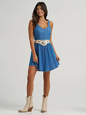 Women's Princess Waist Denim Tank Dress | Wrangler