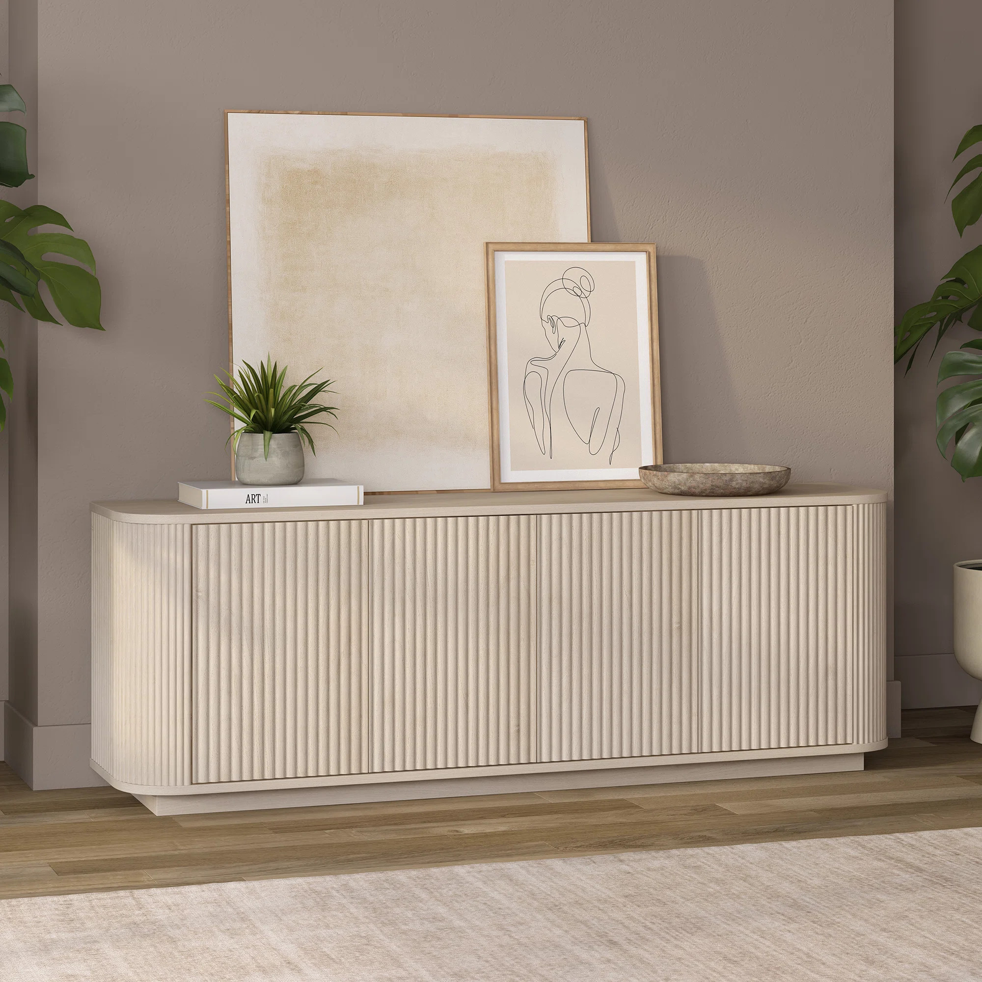 Canton Rectangular TV Stand for TVs up to 75" | Wayfair North America