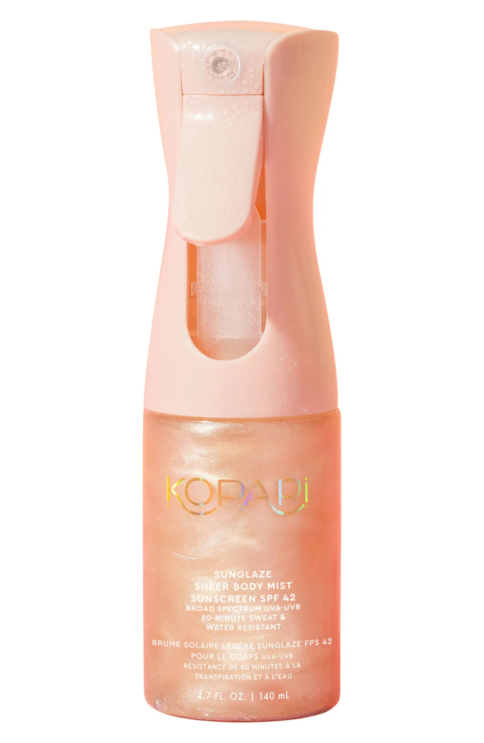 Sunglaze Sheer Body Mist Sunscreen SPF 42 | Nordstrom