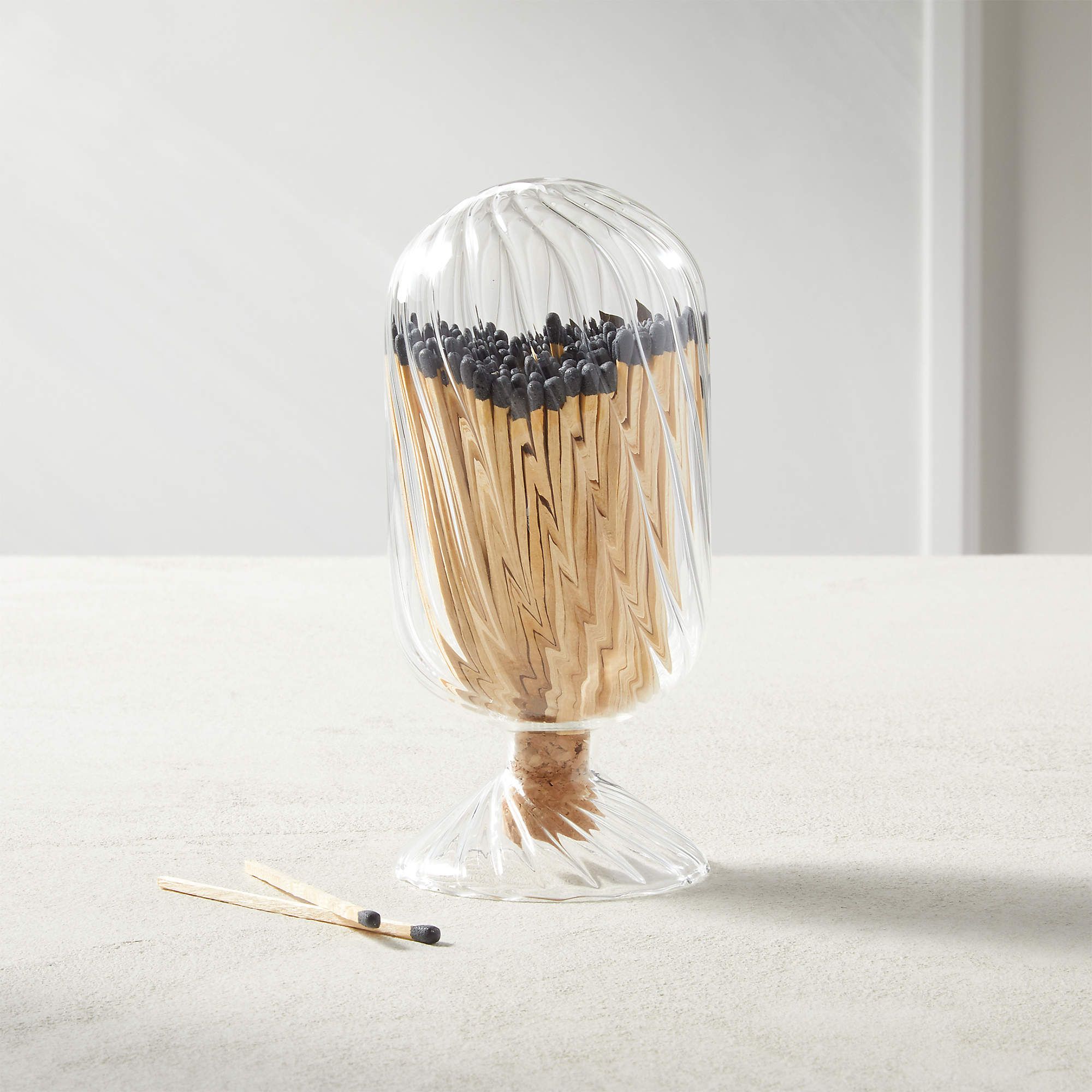 Large Cloche with Matches | CB2 | CB2