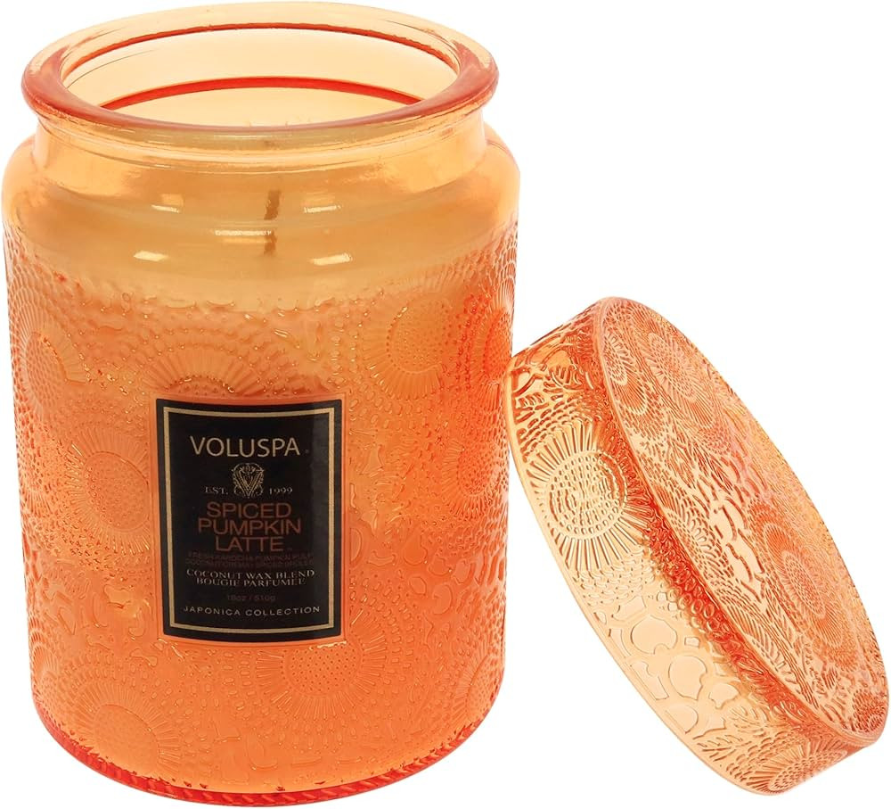 Spiced Pumpkin Latte - Large by Voluspa for Unisex - 18 oz Candle | Amazon (US)