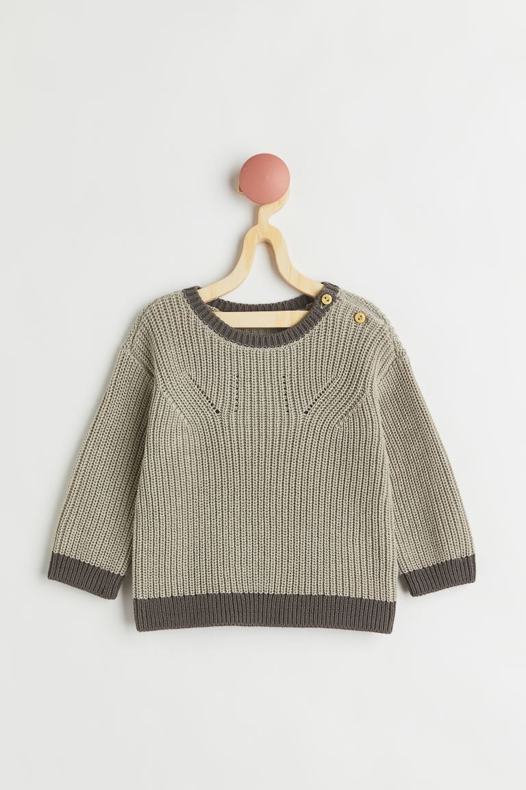 Knit Cotton Sweater | H&M (US + CA)