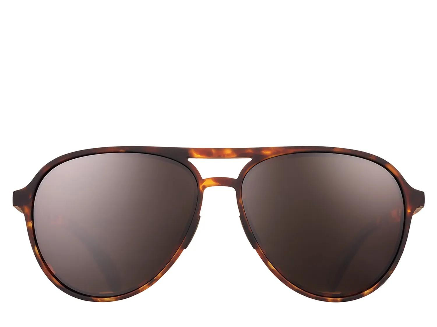 Goodr Amelia Earhart Ghosted Me Aviator Sunglasses | Women's | Brown | Size One Size | Sunglasses | DSW