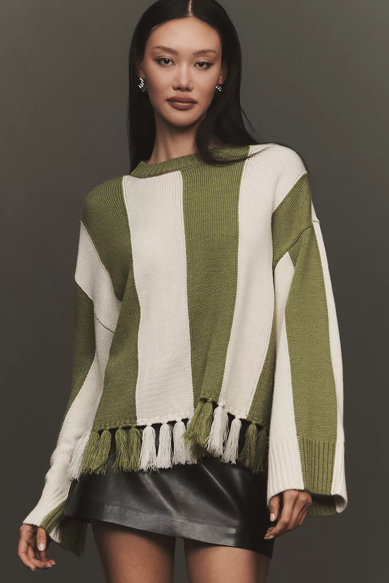 SIMONMILLER Faye Tassel Wool Blend Sweater | Anthropologie (US)