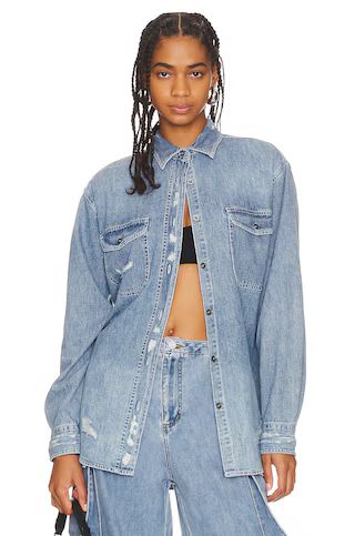 Everyday Denim Shirt
                    
                    One Teaspoon | Revolve Clothing (Global)