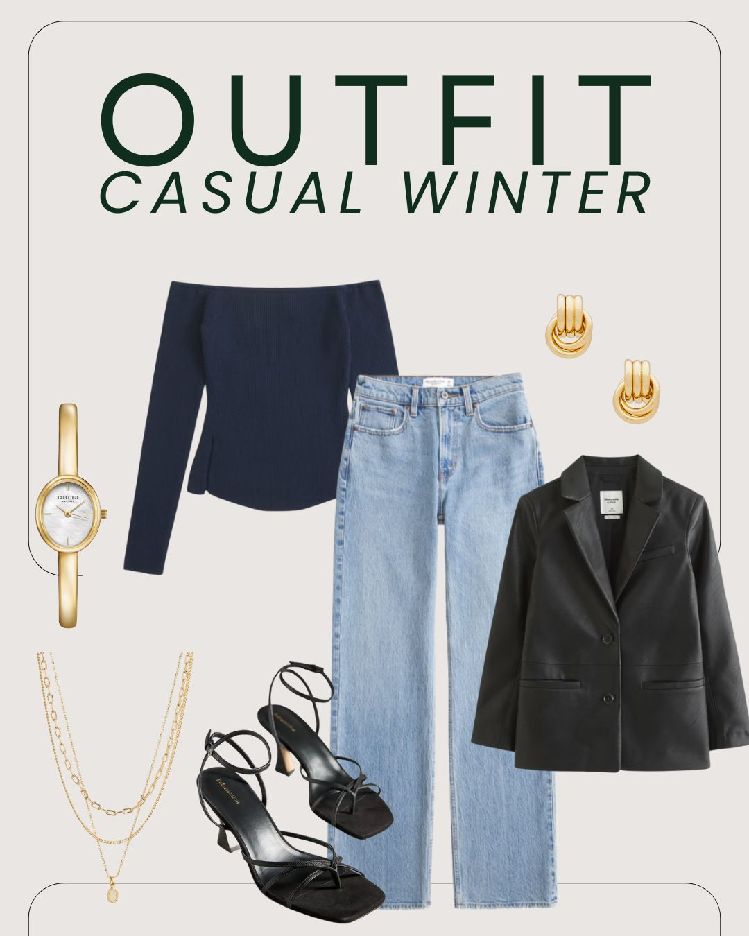  Casual winter outfit, minimalist outfit, jeans and heels, outfit of the day, ootd, style, fashion, affordable fashion, casual style, winter outfit ideas

 

#LTKootd