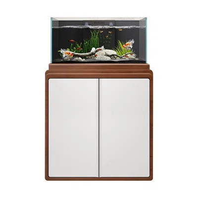 37-44 Gallon Glass+Manufactured Wood Modern Eco Aquarium Tank | Wayfair North America