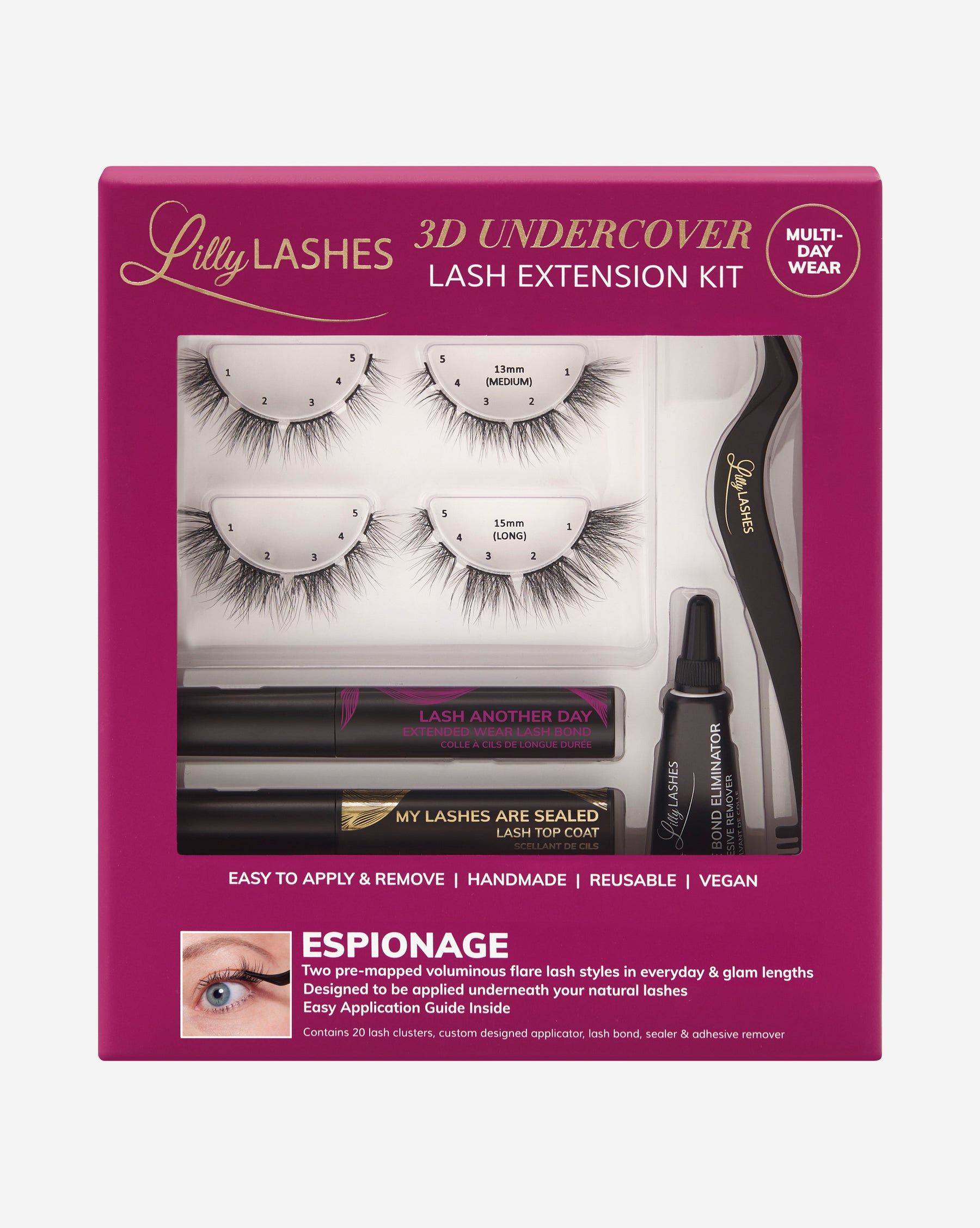 Espionage 3D Undercover Lash System | Lilly Lashes