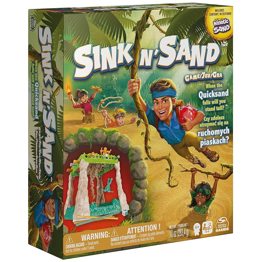 Sink N’ Sand, Kinetic Sand Family Board Game Quicksand Sensory Fidget Toy Easy Fun Craft Activi... | Amazon (CA)