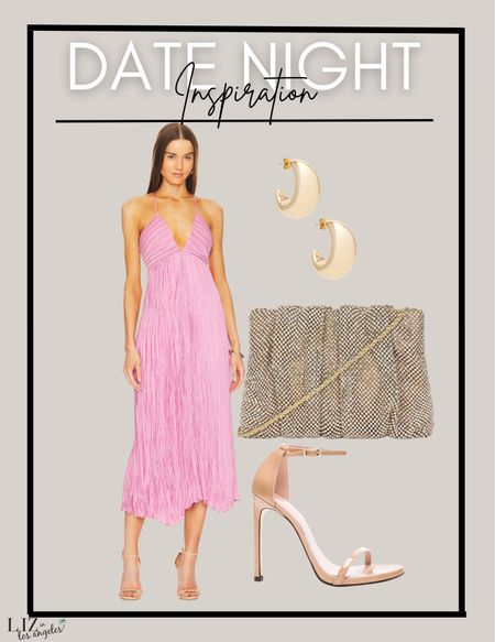 This is the perfect date night outfit and can even be worn as a wedding guest dress. I love the bright pink dress that is perfect for a spring outfit paired with a simple nude heel 

#LTKFind #LTKSeasonal #LTKstyletip