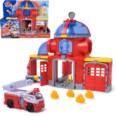 PAW Patrol Fire Rescue Command Center with Marshall Figure, Fire Truck, Lights, Launcher & Sound Fx | Target