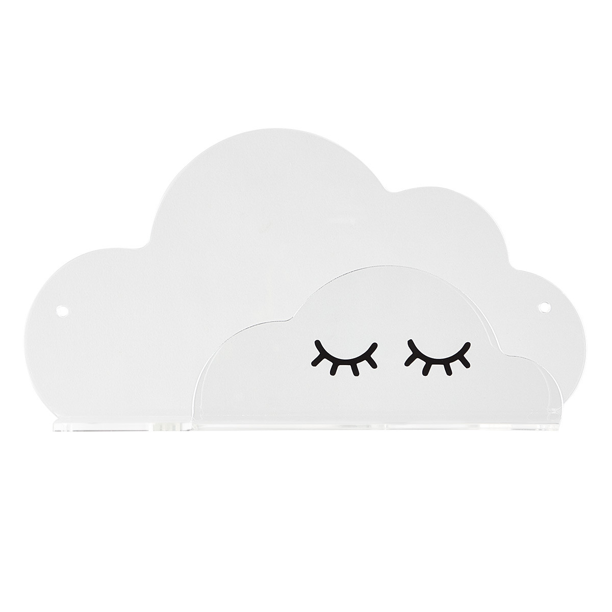 Acrylic Cloud Shelf | The Container Store