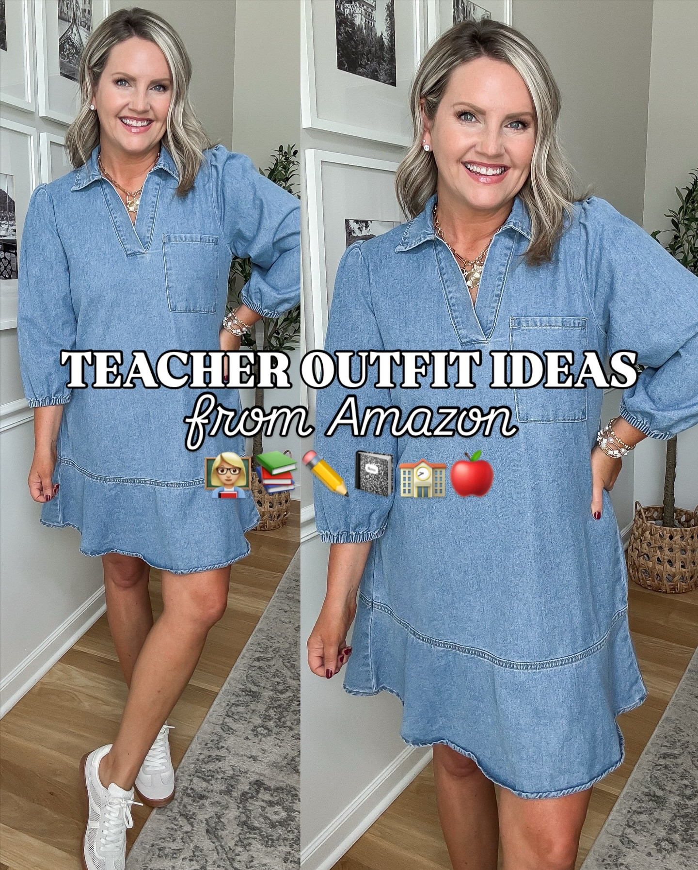 Teacher outfits all from Amazon! 👩🏼‍🏫📚✏️📓🍎

It’s back to school week for us! Have your kids started school yet? 

#teacheroutfits #teacherstyle #outfitideas #falloutfits #workwear #casualoutfits #casualstyle #momstyle