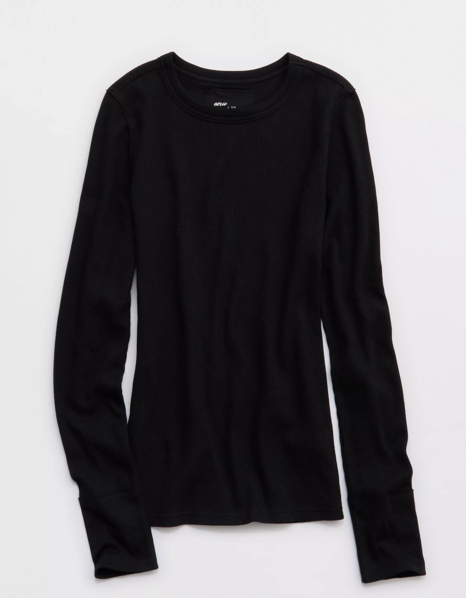 Aerie Essential Crew Layering T-Shirt | Aerie
