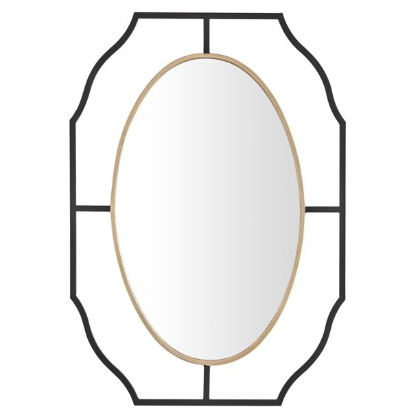 FirsTime & Co. Black And Gold Ramona Wall Mirror, Modern, Oval, 23.5 x 0.75 x 33.75 in - Walmart.... | Walmart (US)