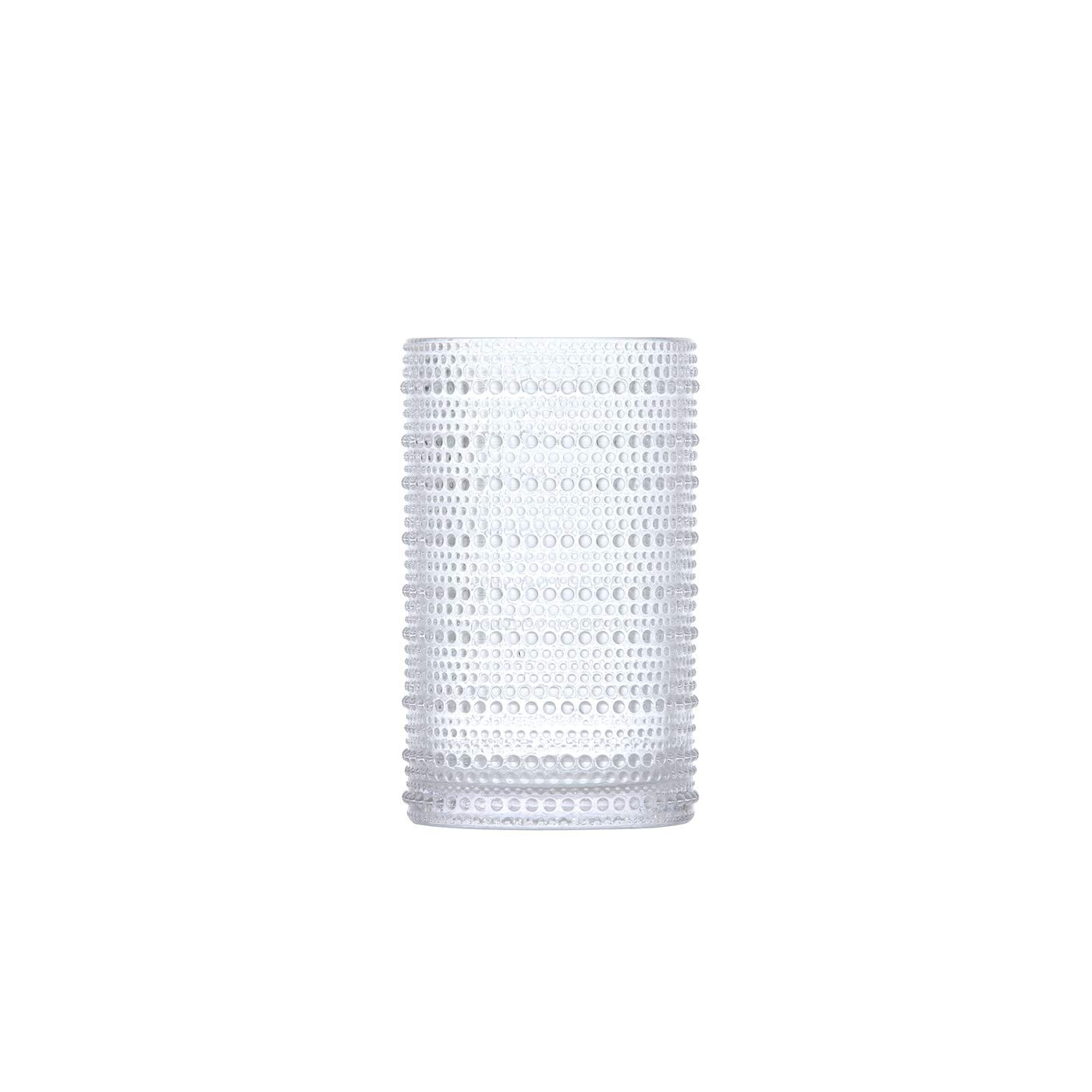Fortessa Jupiter Beaded Hobnail Glass, 13 Ounce Iced Beverage (Set of 6), Clear | Amazon (US)