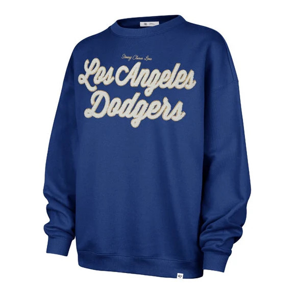 Stoney Clover Lane X '47 Los Angeles Dodgers Patch Back Oversized Crew | Stoney Clover Lane