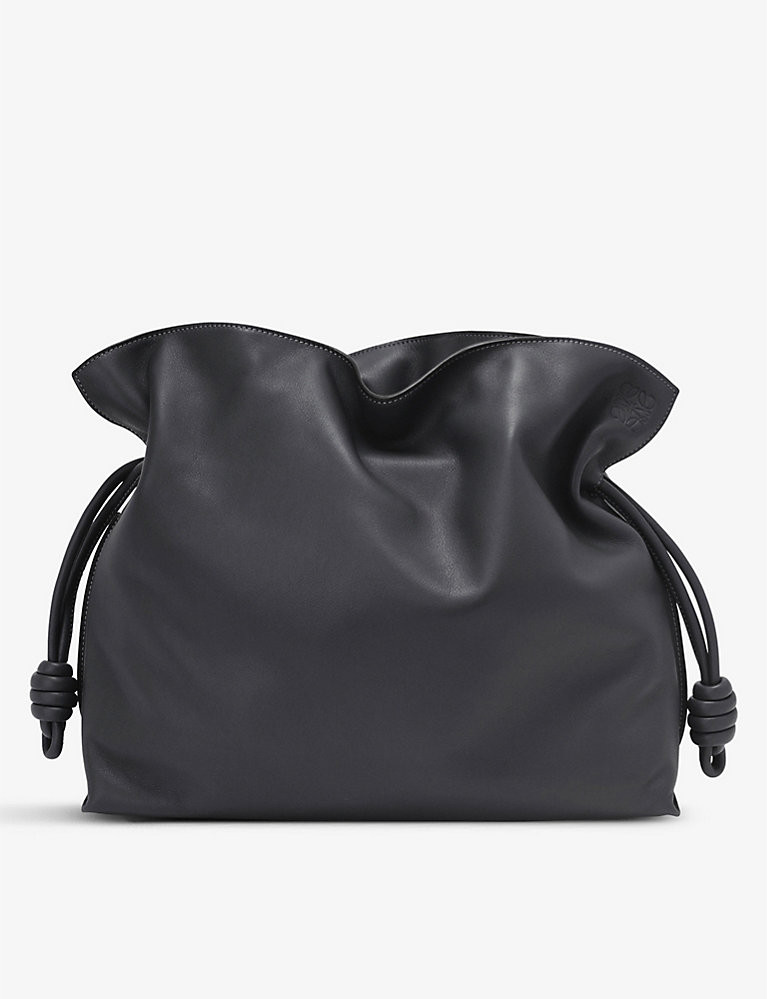 Flamenco large leather clutch bag | Selfridges