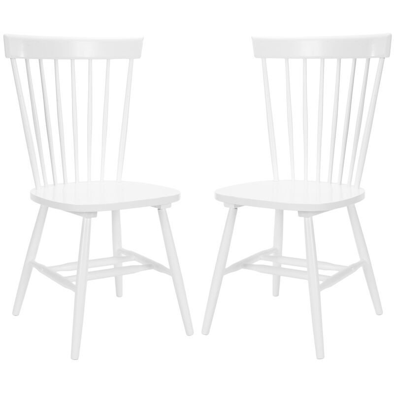 S/2 Abigail Side Chairs, White | One Kings Lane