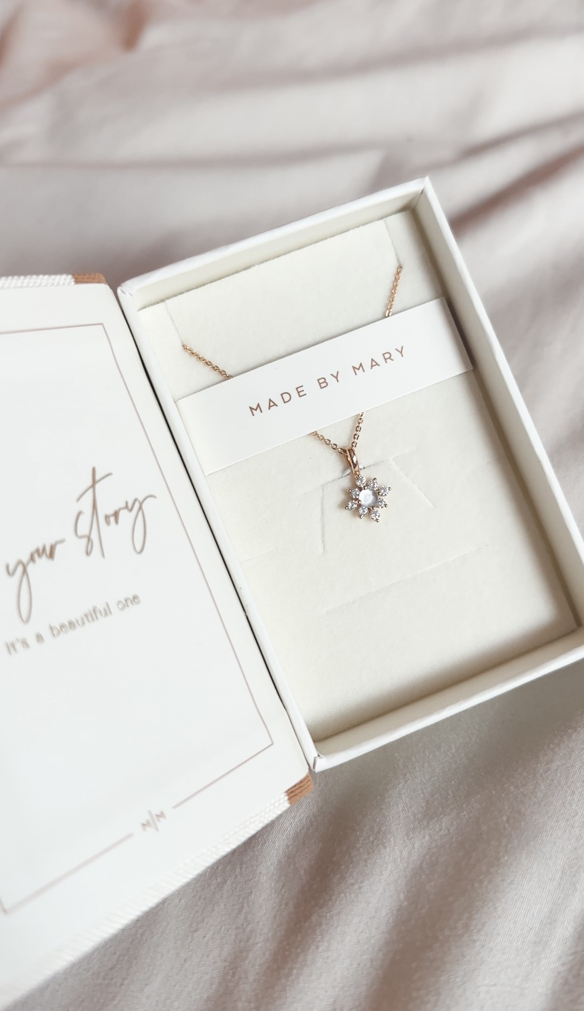 The most gorgeous, stunning, dainty, high quality necklace I’ve ever purchased! Made by Mary is without a doubt my go to jewelry brand!

#LTKselfcare #LTKootd #LTKMidsize