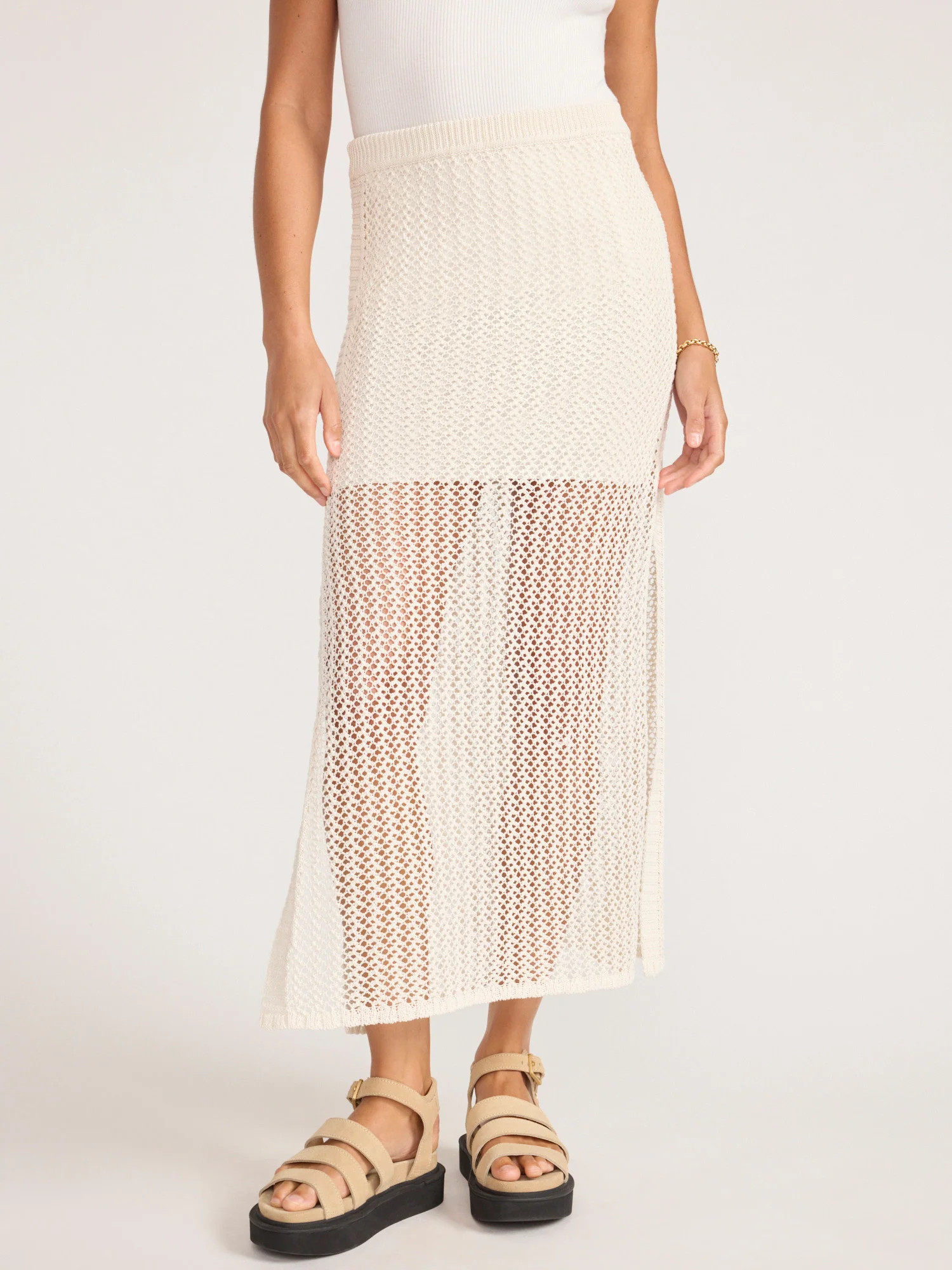 Women's Capri Skirt in Ivory | Brochu Walker | Brochu Walker