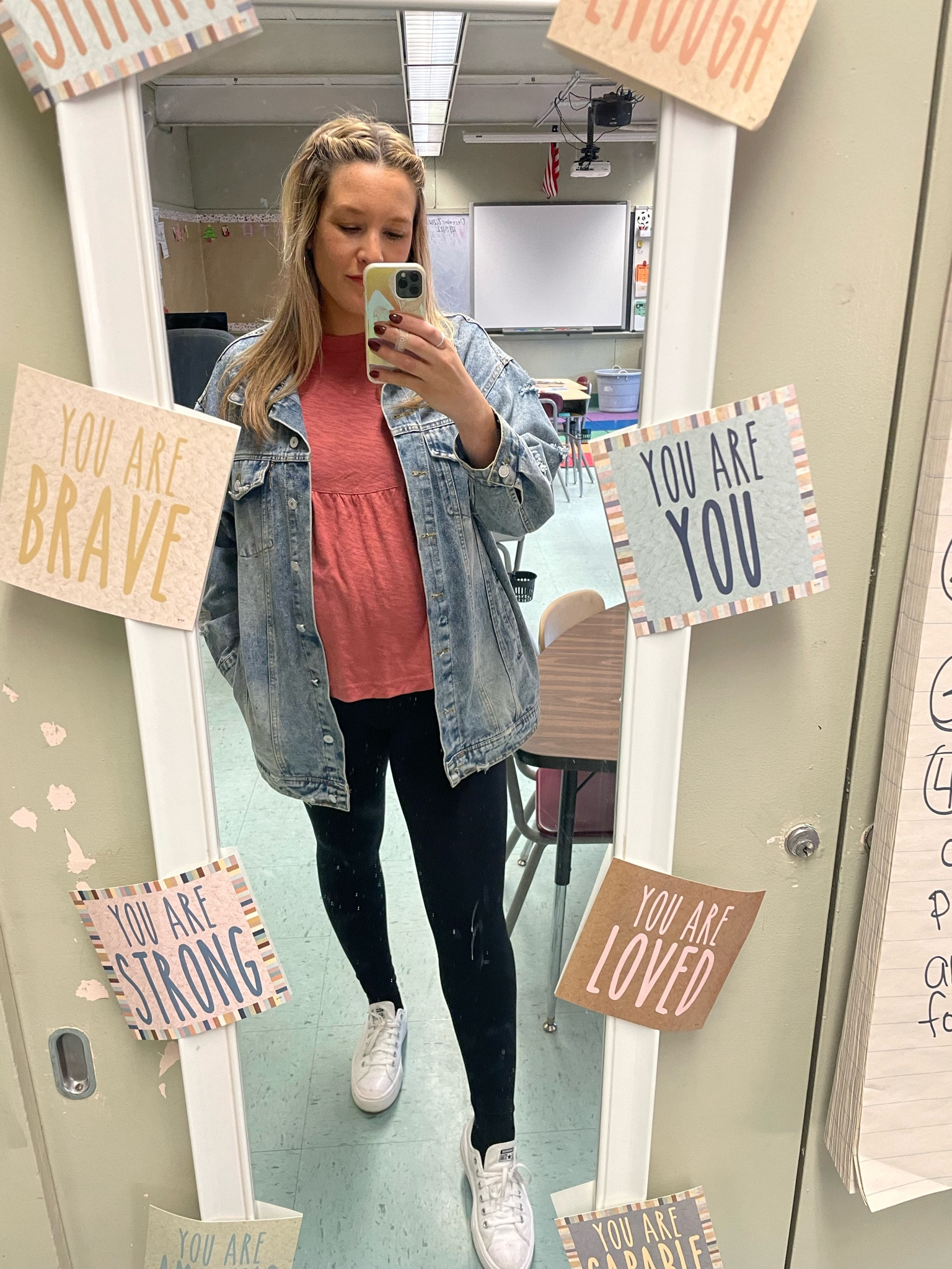 Leggings are becoming apart of the daily uniform 

#LTKunder50 #LTKbump #LTKworkwear