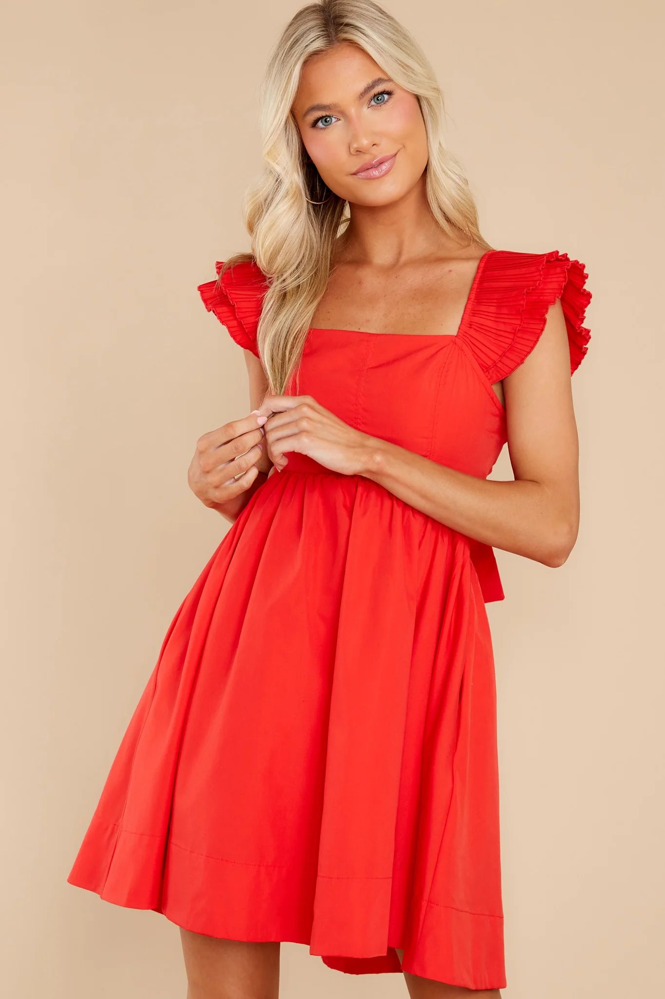 Open Hearted Confession Red Dress | Red Dress 