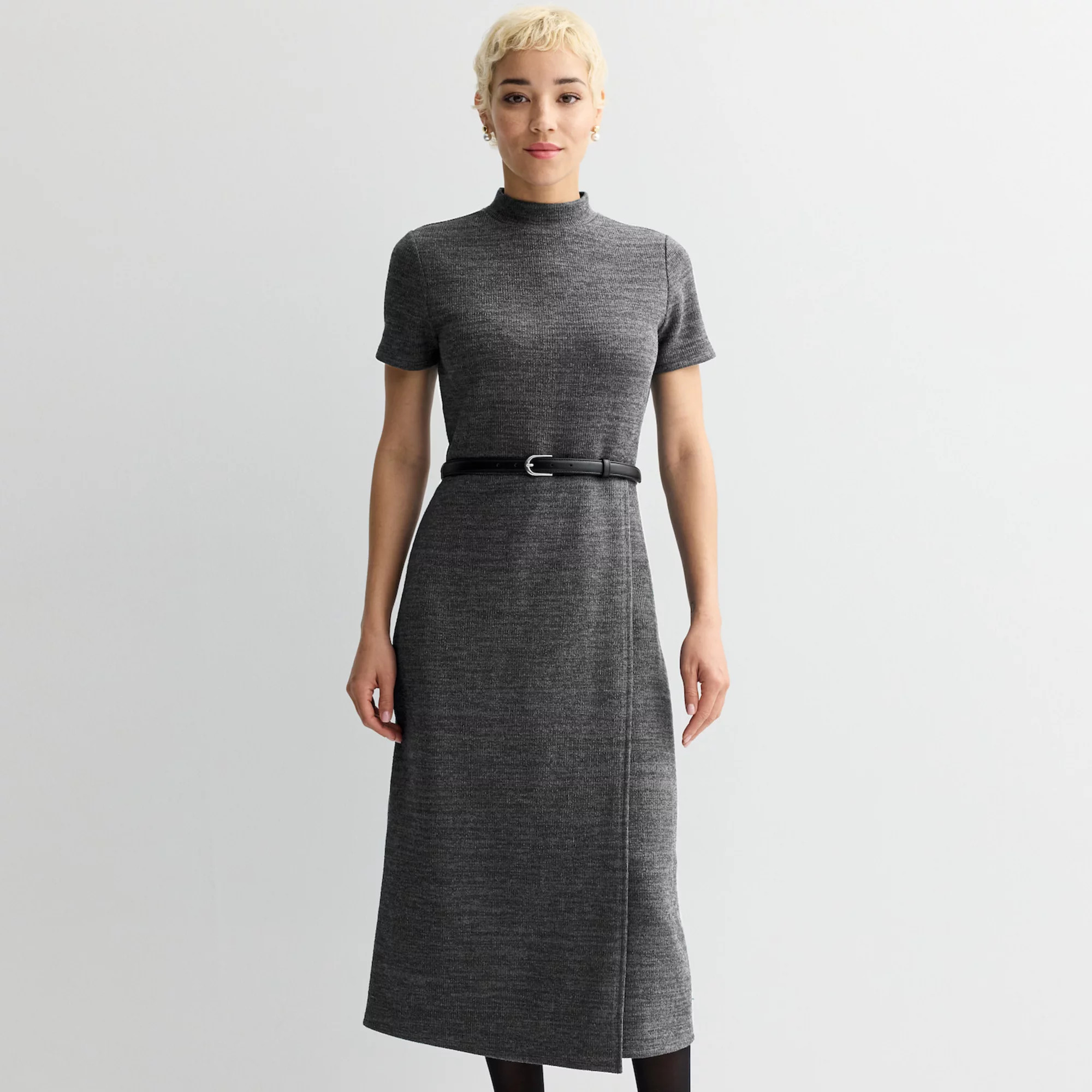 Women's Nine West Overlay Midi Knit Dress | Kohl's