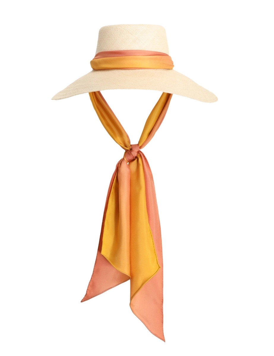 Hats-Scarf Tie Panama-Ombre Sunshine/ Poster Print-M-Zimmermann | ZIMMERMANN (US, CA, EU, MENA)