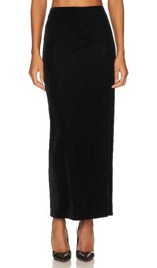 x REVOLVE Ovelia Skirt in Black | Revolve Clothing (Global)
