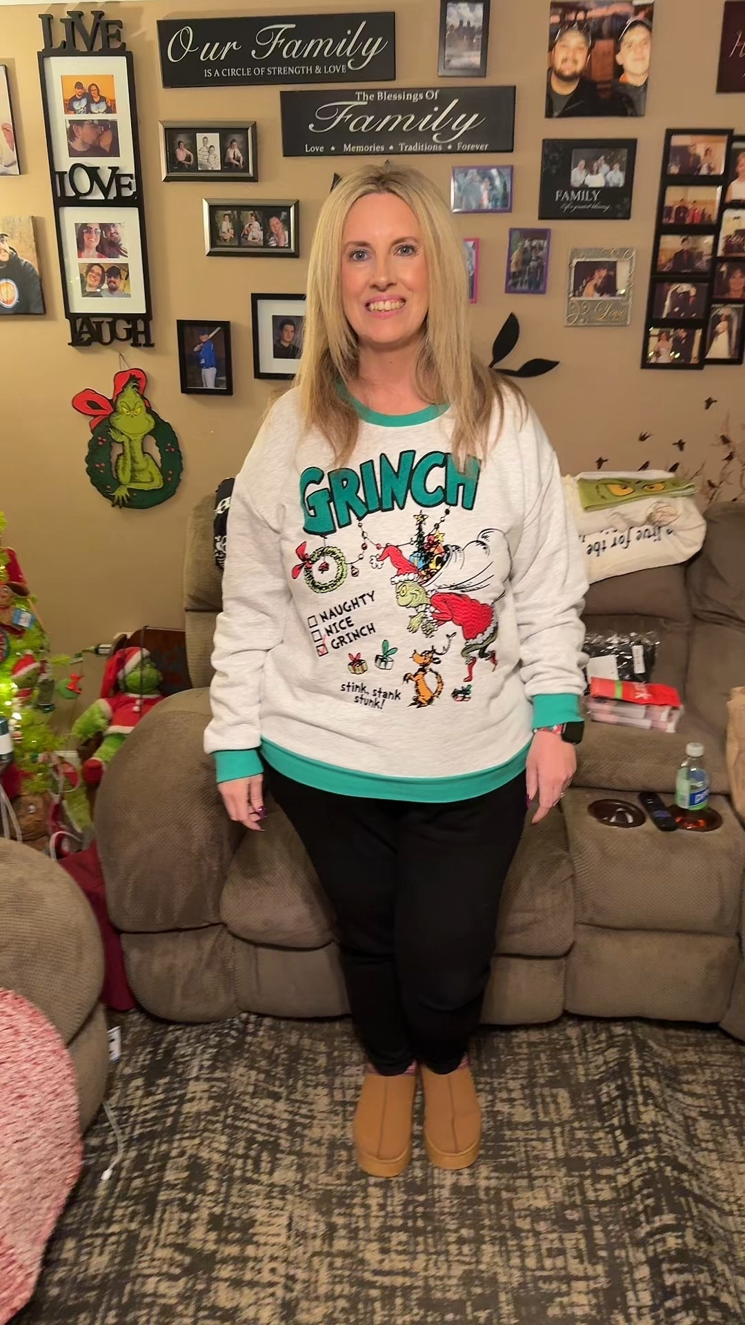 #ootd number 2 today. Off to see Predator: Badlands with the hubs! Loving my new sweatshirt from Sam’s Club 